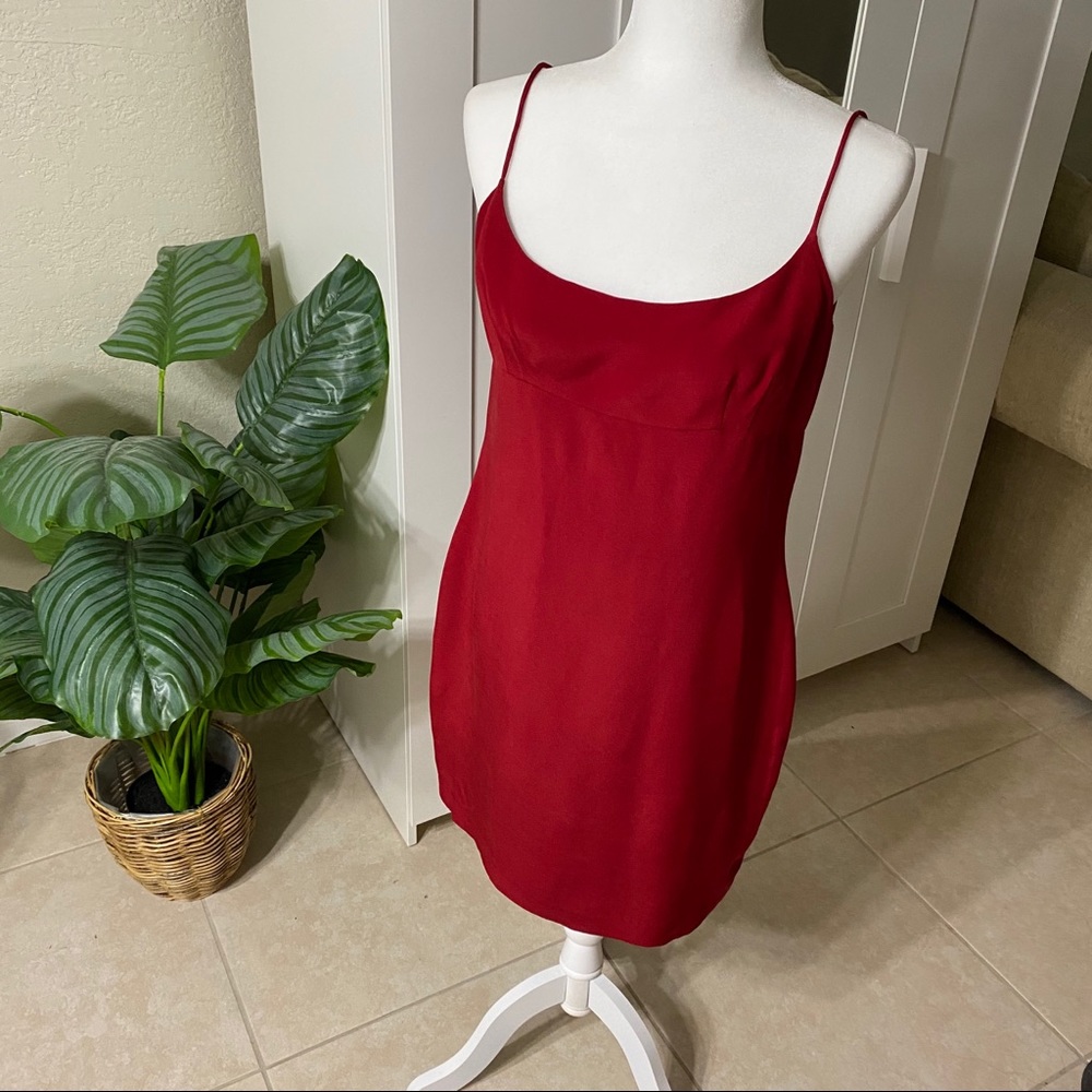 Ann Taylor 90s inspired Sleeveless Silk Mini Dress